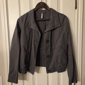 Old Navy Charcoal Utility Jacket